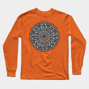 Geometric Horseshoe Crab Art Long Sleeve T-Shirt